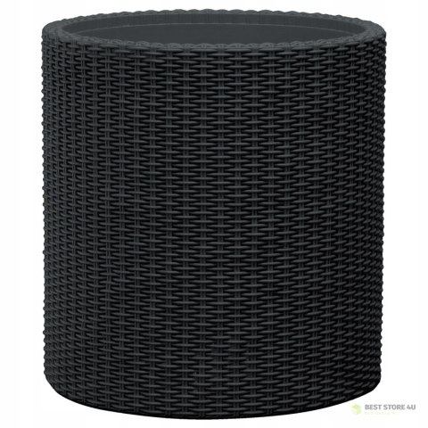 Donica okrągła LARGE CYLINDER PLANTER antracyt Donica okrągła LARGE CYLINDER PLANTER antracyt