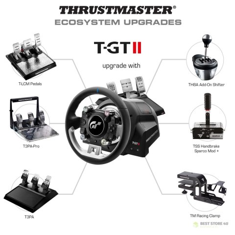 Kierownica Thrustmaster T-GT II PC PS4 PS5 4160823 z pedałami Kierownica Thrustmaster T-GT II PC PS4 PS5 4160823 z pedałami