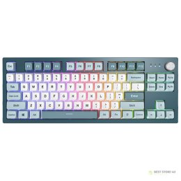 Montech MKey TKL klawiatura Gaming USB Ciemny Szary, Jasny Niebieski, Biały