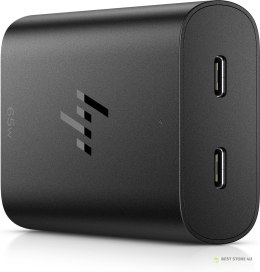 Zasilacz sieciowy HP 65W GaN Laptop Charger 2xUSB-C czarny 600Q7AA