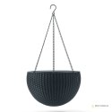 Doniczka wisząca Keter Sphere Planter antracyt