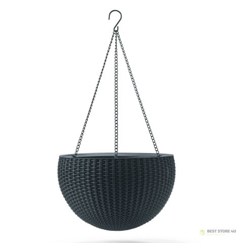 Doniczka wisząca Keter Sphere Planter antracyt