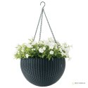Doniczka wisząca Keter Sphere Planter antracyt