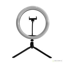 Lampa pierścieniowa LED Ring V-TAC 10W fi255mm Statyw Pilot VT-45010 3200K-5500K 550lm