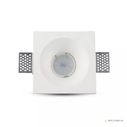 Oczko V-TAC GIPS GU10 Wpuszczane 103x103 Okrągłe Białe V-TAC VT-859SQ