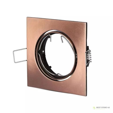 Oczko V-TAC GU10 Kwadrat Ruchome Miedź VT-779-SB 3 Lata Gwarancji Oczko V-TAC GU10 Kwadrat Ruchome Miedź VT-779-SB 3 Lata Gwarancji