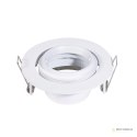 Oczko V-TAC GU10 Ruchome Uchylna Ślimak Białe VT-700W