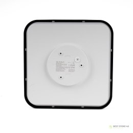 Plafon V-TAC 36W LED SAMSUNG CHIP Kwadrat 42x42cm Natynkowy Pilot Czujnik Ruchu IP44 Czarny VT-8630S 4000K 3820lm 5 Lat Gwarancj
