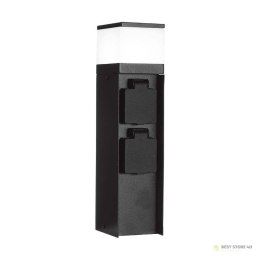 Słupek Ogrodowy LED G9 V-TAC 2 Gniazda 2x16A 23cm 3600W IP44 Grafit VT-1197 3 Lata Gwarancji