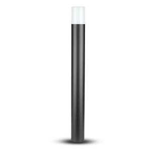 Słupek Ogrodowy V-TAC GU10 Okrągły Aluminium Czarny 80x80x800mm IP54 VT-7618 3 Lata Gwarancji