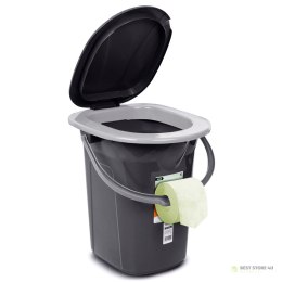 GREENBLUE TOALETA PRZENOŚNA TURYSTYCZNA, ANTRACYTOWA GB320AG