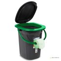 GREENBLUE TOALETA TURYSTYCZNA, CZARNO-ZIELONA GB320BG