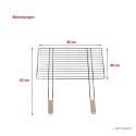 Ruszt grillowy 68x40cm Master Grill MG254
