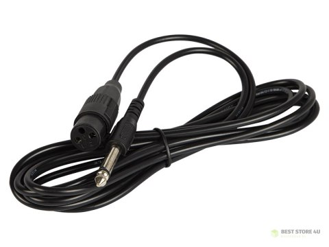 4361# Przyłącze wtyk 6,3mn-wtyk mikrofonowy xlr 3m
