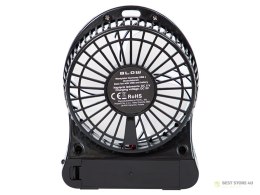 44-501# Wentylator biurkowy 10cm usb+akumulator czarny