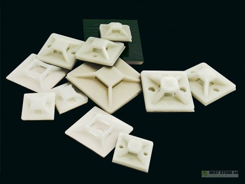 4941# Podstawka samoprzylepna 20mm/20mm biała 4941# Podstawka samoprzylepna 20mm/20mm biała