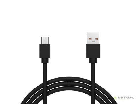 66-116# Przyłącze usb a - micro b 1,5m czarne hq blister