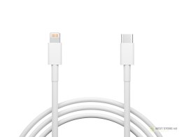 66-158# Przyłącze usb-c -iphone 1m białe woreczek