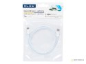 66-158# Przyłącze usb-c -iphone 1m białe woreczek