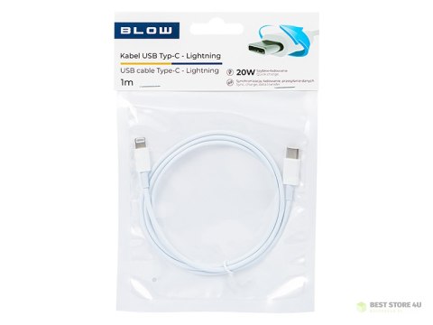 66-158# Przyłącze usb-c -iphone 1m białe woreczek 66-158# Przyłącze usb-c -iphone 1m białe woreczek