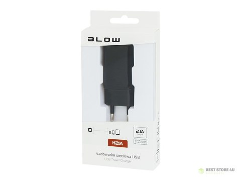 75-889# Ładowarka sieciowa gniazdo usb 2,1a h21a czarn