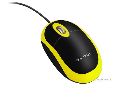 84-017# Mysz optyczna blow mp-20 usb żółta 84-017# Mysz optyczna blow mp-20 usb żółta