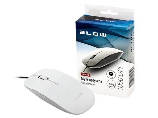 Mysz optyczna blow mp-30 usb biała