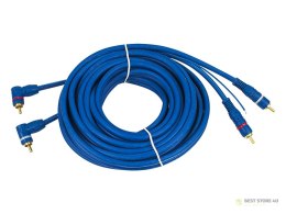 8676# Przyłącze 2xrca 6mm 5m złote kątowe + sterownik