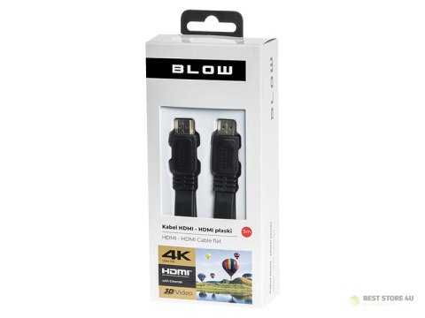 92-607# Przyłącze hdmi-hdmi classic płaskie 3m
