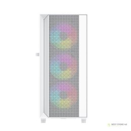 GEMBIRD OBUDOWA FORNAX 4000W MIDI-TOWER (2X USB 3.0, 1X USB 2.0, HD AUDIO, SZKLANY PANEL BOCZNY, PODŚWIETLENIE ARGB) BIAŁA