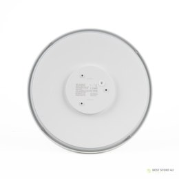 Plafon V-TAC 18W LED Okrągły IP44 Czujnik Ruchu Mikrofalowy 23cm Biały VT-8618S-W-RD 4000K 1800lm