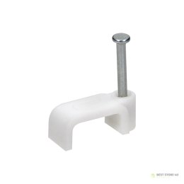 Uchwyt kablowy płaski na kabel YDYp 2 x 2,5 mm2, 8x6 mm (100szt)