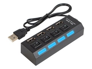 USB rozbočovač wt.a-4xgn.a hub-07 black