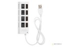 86-076# Rozgałęźnik usb wt.a-4xgn.a hub-07 biały