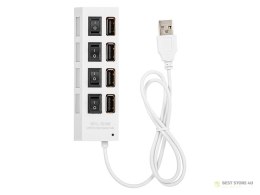 86-076# Rozgałęźnik usb wt.a-4xgn.a hub-07 biały