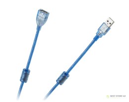 Kabel USB 2.0 Az -Am przedłużacz 5m ekran+filtr