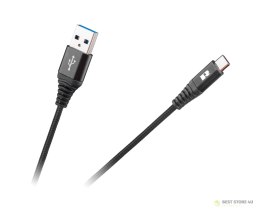 Kabel USB - USB typu C REBEL 100 cm czarny