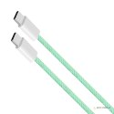Kabel USB typu C - USB typu C 100 W 1 m zielony Kruger&Matz Basic
