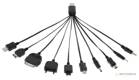 Kabel uniwersalny USB do ładowania GSM(10 typów) Kabel uniwersalny USB do ładowania GSM(10 typów)