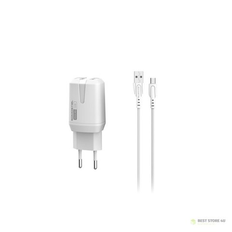 Ładowarka sieciowa microUSB 2400 mA