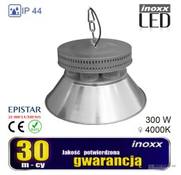 Lampa przemysłowa led 300w high bay cob 27 000lm 4000k neutralna