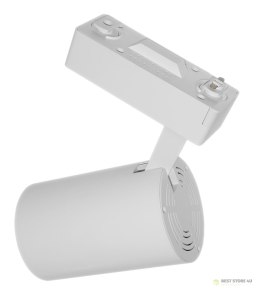 Lampa sklepowa led reflektor szynowy jednofazowy biały 30w 2250 lm światło zimne 6000k