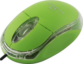 TM102G Titanum mysz przewod. 3d opt. usb raptor zielona