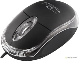 TM102K Mysz przewodowa 3D optyczna USB Raptor czarna Titanum
