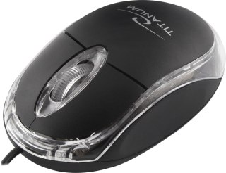 TM102K Mysz przewodowa 3D optyczna USB Raptor czarna Titanum