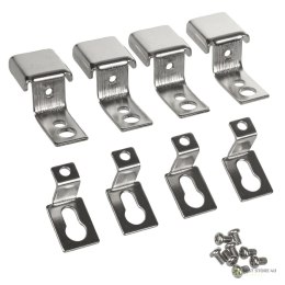 Uchwyt montażowy do paneli LED Maclean, do stropu/sufitu, z-shape, 595x595mm oraz 1195x295mm, MCE546