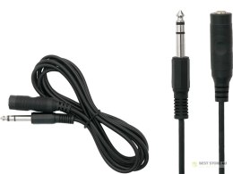3837# Przedłużacz jack 6,3mm 3m prosty