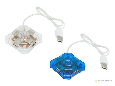 66-384# Rozgałęźnik usb wtyk a-4xgniazdo a 2.0 hub