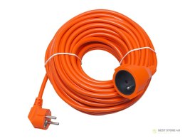 98-061# Przedłużacz sieciowy pr-160 1-gniazdo z uziemieniem 50m pomarańczowy 3x1,5mm