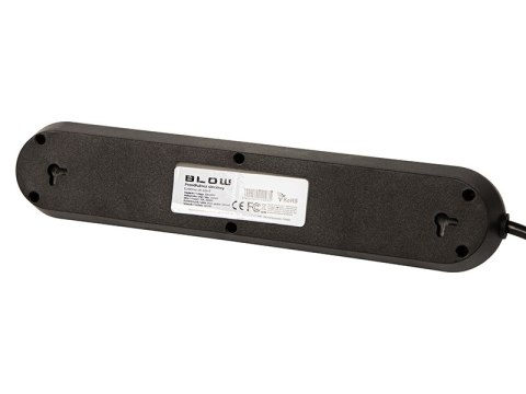 PS-520 5-socket 3xusb 2m černý 2x1mm